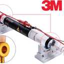 Cloudray CO2 Laser Tube 50W 60W 70W Length 1000mm Dia.50mm Glass Tube With Metal Head For 50-70W CO2 Laser Engraving Cutting Machine