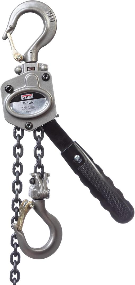 JET 1/2-Ton Mini-Puller Lever Hoist, 10' Lift (Model JLP-050A-10)