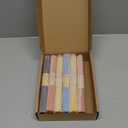 Lacaser Beeswax Taper Candles 14 Pack, 9" Long Candle Sticks, Dripless & Unscented, 4 Hours Burn Time, Fall Colored Candles