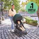 3Dlite Jewel Convenience Stroller – Lightweight Folding Stroller with Car Seat Compatibility, Extra-Large Canopy & Storage