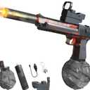 Super Electric WaterGun for Adults Kids with Muzzle Flash & Recoil Effect, Powerful 425CC High Capacity Automatic Squirt Guns Up to 32 FT Range for Swimming Pool Party Beach Outdoor Activity