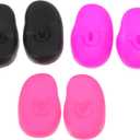 Healvian 3 Pairs Earmuffs Silicone Ear Dryer Ear Protectors for Hairdressing Hair Perm Dye Highlight