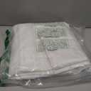 River Dream No Hook Slub Textured Shower Curtain with Snap-in PEVA Liner Set - 71" x 74"(72"), Hotel Style with See Through Top Window, Fabric Outer Curtain & Waterproof Inner Liner, White, 71x74