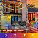 210 LED 4-Color Outdoor Easter String Lights, Seasonal Fairy Lights with 8 Modes, Waterproof Indoor Outside Decoration Lighting for Christmas, Parties, Wedding, Patio, New Year(70FT)