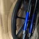 Drive Medical Blue Streak Lightweight Wheelchair, Footrests, 18" Seat
