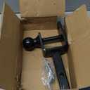 METOWARE 3-in-1 ATV/UTV Trailer Hitch Towing Ball Mount With 2 Inch Ball Rated 3500 LBS, Fits 1 1/4 Inch Receiver With 1/2 Inch Pin & Clip