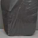 LONBET Laundry Basket with Lid, Made from Breathable Fabric | Aesthetic Clothes Hampers for Laundry with Side Handles & Sturdy Bamboo Frame (26 Gallons - Single, Gray)