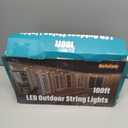 100+10FT LED Outdoor String Lights, Patio Deck Lights with 50+2 Shatterproof ST38 Edison Bulbs, Dimmable Warm White Waterproof Outside Hanging Lights Connectable for Backyard Porch Garden