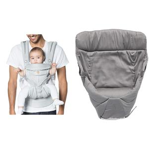 Ergobaby Omni 360 All-Position Baby Carrier for Newborn to Toddler with Lumbar Support & Easy Snug Infant Insert, Grey, Premium Cotton