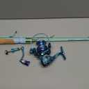 Sougayilang Fishing Rod and Reel Combo, Stainless Steel Guides Fishing Pole with Spinning Reel Combo for Saltwater and Freshwater (Blue - M/MH Twin Tips)