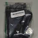 ATERCEL Workout Gloves for Men and Women, Exercise Gloves for Weight Lifting, Cycling, Gym, Training, Breathable and Snug fit (Small, Black)