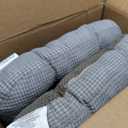 Arlee Non-Skid Memory Foam Chair Pads, 2 Count (Pack of 1), Alloy Gray