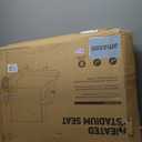 HOPERAN Dual-Sided Heated Stadium Seats for Bleachers with Back Support, 3 Levels Heating Bleacher Seats with Backs and Cushion Wide, 5 Pockets Portable Stadium Chair for Outdoor Sports (Orange)