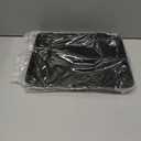 Herogo Baking Sheet Pan Set, 96.71 Inch Nonstick Carbon Steel Cookie Sheet Bakeware Set for Oven, Multipurpose Kitchen Cookware 2 Pack, Non Toxic & Heavy Duty & Easy Clean-Small (Matte Black)