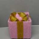 Wedding Decorations Light up Gift Boxes with Pink Heart, Light up Xmas Boxes with Battery Operated for Wedding Christmas Valentine's Day Decorations Indoor and Outdoor (3 Pack) (Pink Heart)