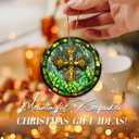 7 x Irish Ornament 2025, Celtic Cross Ornament with Shamrocks  Irish Faith Home Dcor, Easter Gift, Catholic Keepsake Symbol of Faith & Blessings