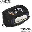 adidas Defender 5 Duffel Bag Premium Duffle for Sports, Gym & Travel, Medium