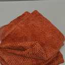 MIULEE Fall Pack of 4 Couch Throw Pillow Covers 20x20 Inch Burnt Orange Soft Decorative Chenille Pillow Covers Farmhouse Accent Cushion Covers for Boho Home Decor Sofa Bedroom Living Room