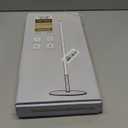 Marlrin Minimalist Corner Floor Lamp 2700K-6500K Dimmable with Remote Control 57.8" Height Metal Slim Ambient Standing LED Light Modern Design Decorative Lamp for Living Room Bedroom (Silver)