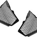 Motorbike Radiator Shield for Ho&n&da G Wing GL1800 GL1800B F6B 2018-2024 Panical Water Tank Net Radiator Grille Guard Cover Protector Accessories (2pcs Black)