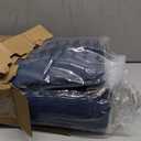 Bedsure Full Size Comforter Sets - Bedding Sets Full 7 Pieces, Pintuck Bed in a Bag Navy Blue Bed Set with Comforter, Sheets, Pillowcases & Shams