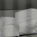 CGK Linens Ultra Soft Microfiber Luxury King Duvet Cover Set in the color White