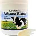 La Vaquita Bálsamo Blanco White Ointment – Cooling & Warming Multi-Purpose Rub for Muscles, Joints & Massage – Moisturizing Protective Formula – Large 8.46 oz (240 g) Jar