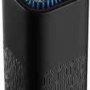 Portable Mini Air Purifier Cleaner for Bedroom, Car, Office. Air Purifier with HEPA13 Filter, Silent Operation, Travel-Size, Aromatherapy (Black)