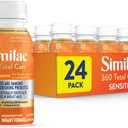Similac 360 Total Care Sensitive Infant Formula for Fussiness & Gas Due to Lactose Sensitivity, Has 5 HMO Prebiotics, Baby Formula, Ready to Feed, 8-fl-oz Bottle, Pack of 24, Best By: 1 AUG 2026