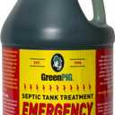 GREEN PIG Drain Field Cleaner, Septic Safe Drain Clog Remover, Treatment for Quickly Clearing Leach Field System Clogs, Back-Ups, and Foul Odors in Septic Tank Systems