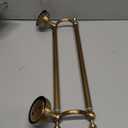 Leyden Brass Double Towel Bar,Adjustable Towel Rack Holder Antique Bathroom Accessories Wall Mount Vintage