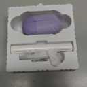 SURITCH Cases for Beats Solo Buds 2024 Case Cover, Magnetic Protective Covers for Beats Solo Buds Wireless Earbuds, Rugged Bumper Case with Magnetic Lok & Carabiner & Keyring & Cleaning Kit, Purple