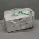 Wisuce Bamboo Desk Organizer - Mini Bamboo Desk Drawer Tabletop Cosmetic Storage Organization for Office or Home White with Shelf