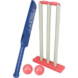 Kids Set with Bat 2 Balls and Base for Outdoor Sports Fun Hand-Eye Coordination and Parent-Child .71X9.84X2.63 Inch