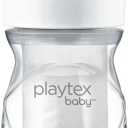 Playtex Baby Anti-Colic Nurser Bottle with Pre-Sterilized Disposable Drop-Ins Liners, Closer to Breastfeeding, 4 Ounce Bottle, 1 Count