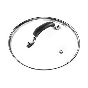 WishDirect 10 Inch Tempered Glass Lid Compatible with 8 Quart Instant Pot and Ninja Foodi, Universal Electric Pressure Cooker Lid with Upgraded Heat-resistant Silicone Handle