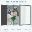 24x36 Poster Frame, Vintage 24 x 36 Poster Frame with HD Plexiglass Durable for Horizontal or Vertical Wall Mounting, Gray-Brown, 1 Pack