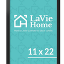 LaVie Home 11x22 Picture Frame Black, Puzzles Frame for Wall Decoration, Classic Black Minimalist Style Suitable for Decorating Houses, Offices, Hotels, Puzzles Posters Photos or Artwork（1 Pack）