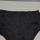 Hanes Women's Underwear Briefs Pack, 10-Pack, Cotton Panties for Women, Moisture-Wicking, Full Coverage (L, All Black)