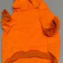 Jecikelon Winter Dog Hoodie Sweatshirts with Pockets Warm Dog Clothes for Small Dogs Chihuahua Coat Clothing Puppy Cat Custume (Orange, Medium)
