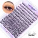 Wispy Lash Clusters Natural Eyelash Clusters C Curved Individual Lashes 10-16mm Cluster Eyelash Extensions Soft Lash Extension DIY at Home Cluster Lashes by Lanflower