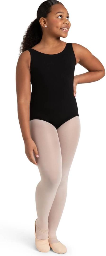 Capezio girls High-neck Tank Leotard - Girls (X-Large, Black)