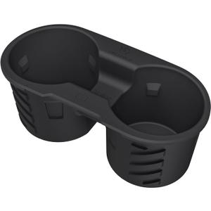 HALOBLK Cup Holder Insert for 2021-2024 Tesla Model Y & 2021-2023 Model 3, Suitable for Bottles with a Capacity of 24-30 OZ (External Diameter of the Cup Within 2.71-2.76 Inches), Black