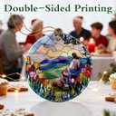 3 x Jesus Ornament | Christmas Ornaments, Christmas Tree Decorations, Holiday Hanging Ornaments | Christian Home Decor | Christian Gift, Religious Gift, Lord Jesus Gifts for Easter