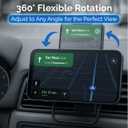 MagSafe Car Mount, Magnetic Car Phone Holder for Vent & Dashboard, 360° Rotating Magnetic Phone Mount for Car Compatible with iPhone 16/15/14/13/12 Pro Max & Android, Military Grade