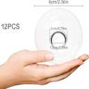 12 pcs 2.36Inch Clear Plastic Refillable Decor Balls,60mm DIY Clear Plastic Ornaments Christmas Tree Hanging Balls Christmas for DIY Craft Projects,Wedding,Party, Home DecorationGold