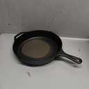 Utopia Kitchen Cast Iron Frying Pan 12 Inch, Cast Iron Chefs Pan, Pre Seasoned Skillet, Safe Grill Cookware for Indoor & Outdoor Use, Black