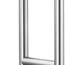 Moen Stainless Safety 30-Inch Flip-Up Bathroom Grab Bar with Integrated Toilet Paper Holder, Wall Mounted Support for Handicapped or Elderly, R8962FD (Peened)