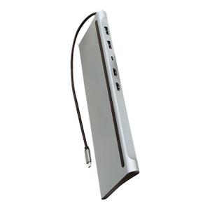 HELIX 5-in-1 USB-C® Docking Station in Silver