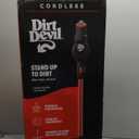 Dirt Devil Self-Standing Cordless Stick Vacuum Cleaner with Included Tools, for Carpet and Hard Floors, Lightweight Design, Powerful Suction, LED Headlights, BD57000V, Black